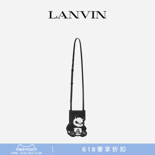 LANVIN浪凡 熊猫浪浪系列卡包手机包