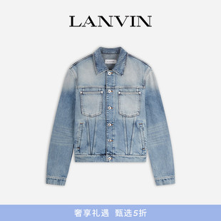 男士 2025春夏新品 LANVIN浪凡 复古牛仔短外套 折扣甄选