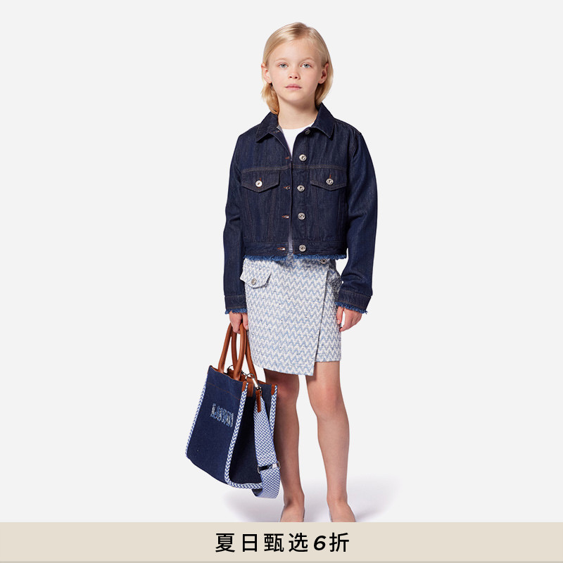 LANVIN浪凡女童牛仔衬衫外套