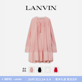 花苞系列女士春夏法式 经典 LANVIN浪凡 荷叶边连衣裙 新年奢礼