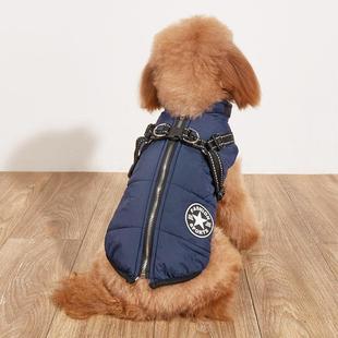 四脚衣服小型犬比熊泰迪保暖狗棉衣宠物加厚新款 冬季 服饰可爱