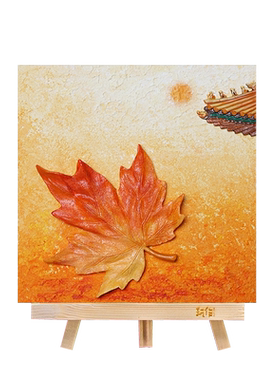 玩作石英沙DIY填色肌理画