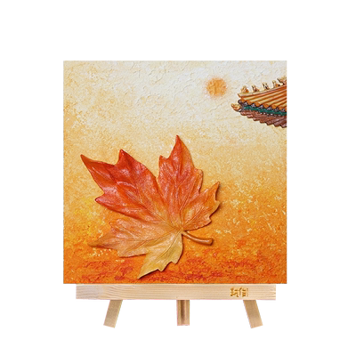 玩作石英沙DIY填色肌理画