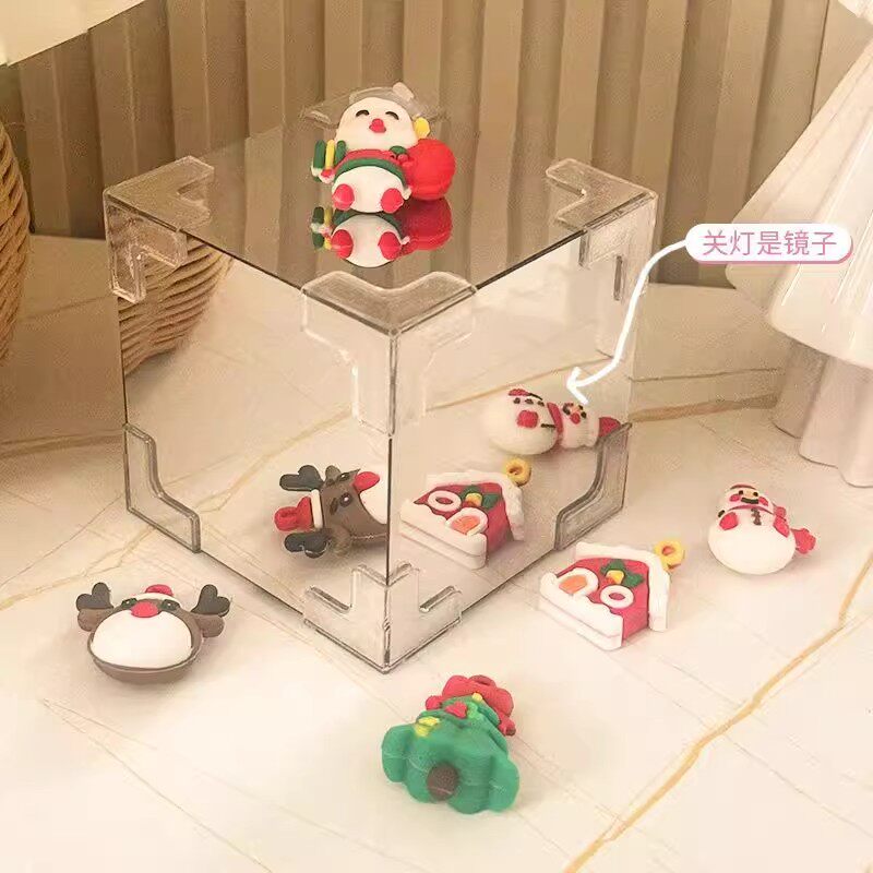 圣诞节装饰发光下雪圣诞树