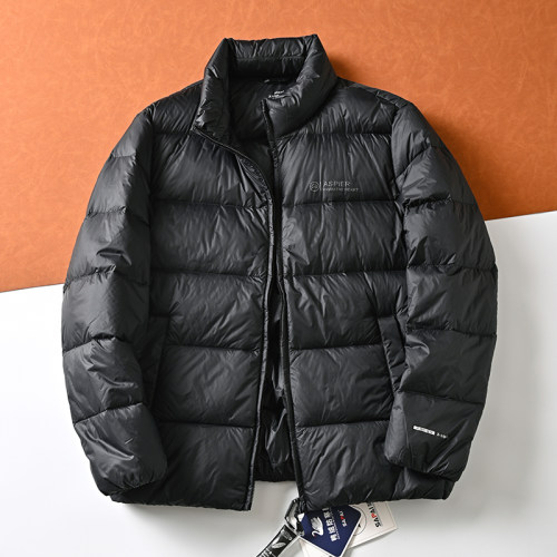 短款羽绒服外套男立领外套