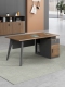单桌椅组合简约现代办公人员工作站1.2米电脑桌1.4带抽屉