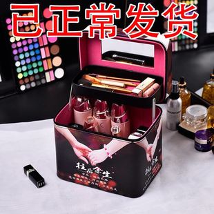 大容量化妆箱收纳盒韩国硬壳化妆包大小号化妆品包随身便携手提包