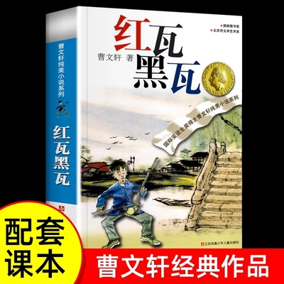 红瓦黑瓦/曹文轩纯美小说系列 少年长篇小说 新华书店 正版书籍新华书店 正版书籍