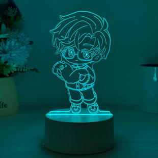 光与夜之恋陆沉周边小夜灯吧唧手办玩偶桌面摆件立牌礼盒生日礼物