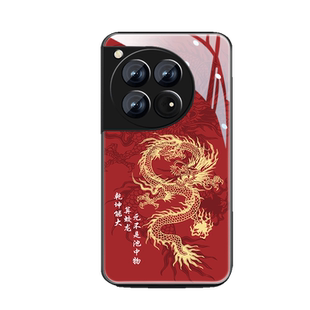 钢化玻璃适用一加ace3手机壳男Ace2Pro新年1+10pro防摔9Rt发光辰龙1+8国潮2v全包竞速版高级感oneplus硅胶套