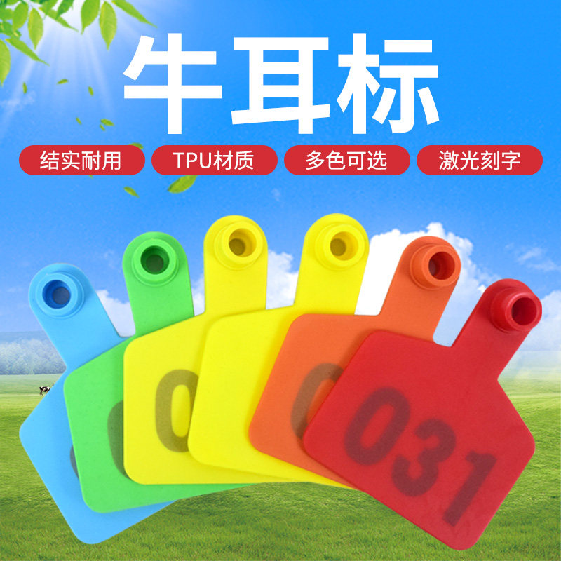 精品牛耳标牌 带字牛耳标 牛耳标 牛标识牌 牛用耳标牌 耳标号牌