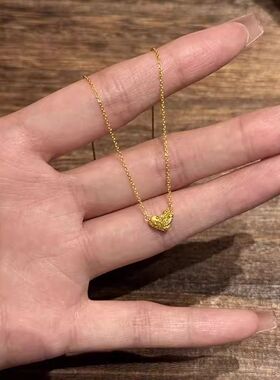 mini爱心项链奢小众锁骨链吊坠