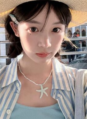 2025新款海边清新多巴胺甜酷项链