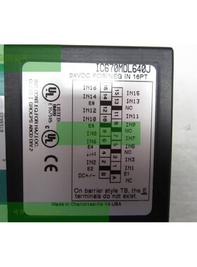 FANUC IC670MDL640J 输入模块
