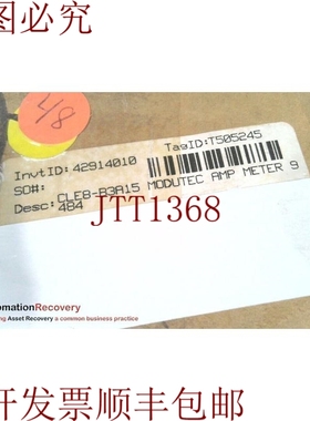 原装供应MODUTEC CLE8-B3A15 面板计量器，0-15安培，800伏，  20