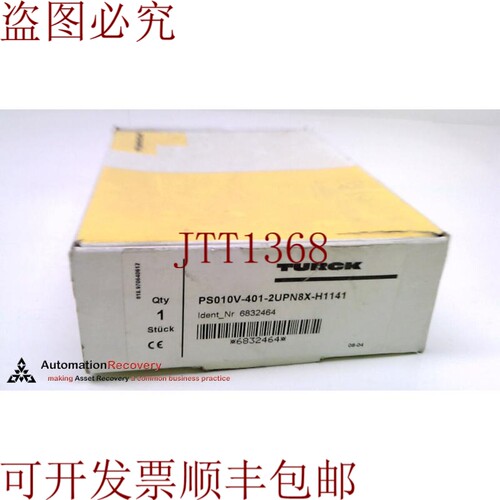 原装供应图尔克 PS010V-401-2UPN8X-H1141，压力传感器，大压力，
