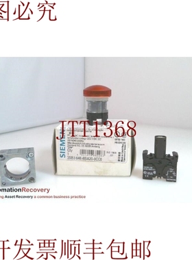 原装供应3SB3 648-6BA20-0CC0，车道，交流金属，圆形，红色，326