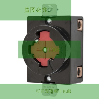 原装供应HUBBEL LOCK HBL20443 30A 锁定插座 3P 4W 480VAC BK