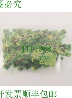 原装供应每包 10 个  1 线 X-COM-1L 终端模块 769-503 绿-黄色