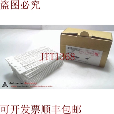 原装供应MURRPLASTIK 86401420，KWI 6/10 标签板，请参阅 DESC 2