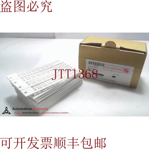 原装供应MURRPLASTIK 86401420，KWI 6/10 标签板，请参阅 DESC 2