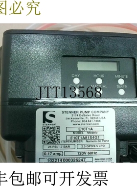 原装供应Stenner E10T1A Econ T 系列泵 120V/60 HZ 2.5 PSI GPD