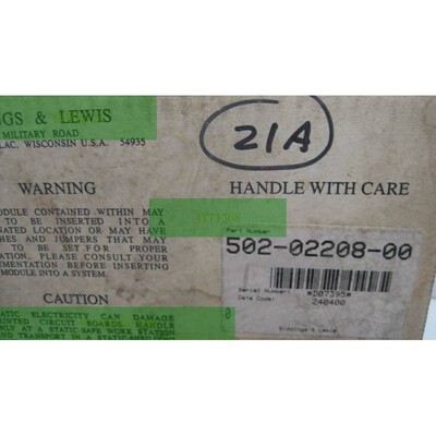 GIDDINGS & LEWIS 502-02208-00 输入选择板 5020220800