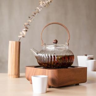 不觉堂启瀚电陶炉煮茶器耐热玻璃煮茶壶办公家用小型烧水炉