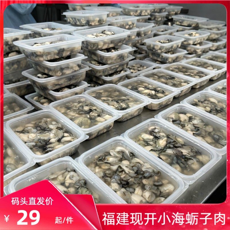 福建小海蛎肉海鲜水产鲜活现剥