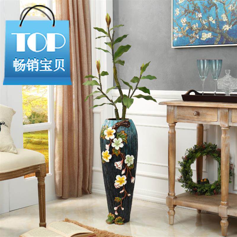 2021厂家直销新品陶瓷落地花瓶插花瓶 创意家居北欧摆件 家居风水