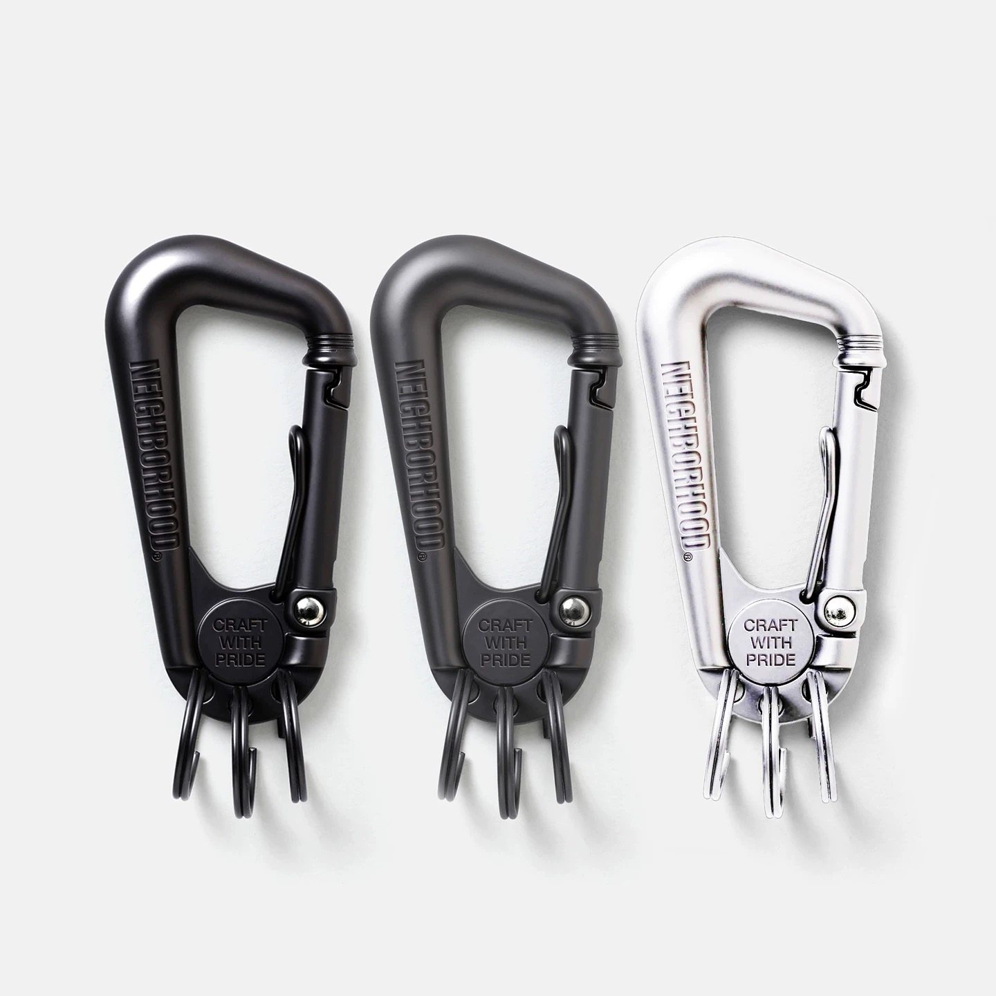 NEIGHBORHOOD CARABINER KEYHOLDER多功能锌合金挂件钥匙扣登山扣 - 封面