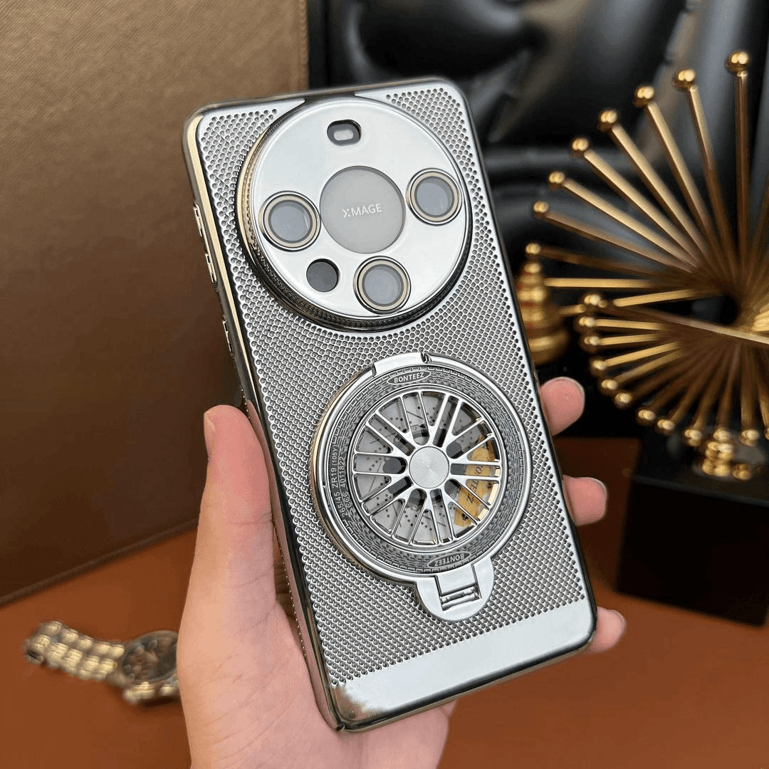 解压陀螺支架适用华为mate60pro手机壳mate60电镀网格散热壳mate50/40pro全包超薄防摔手机套rs透气男女p70硬