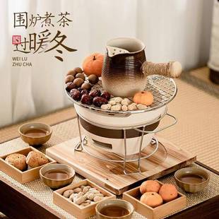 户露营木外炭烤炉家用小型功能烤肉架取 BTU多围炉煮茶便烧携套装