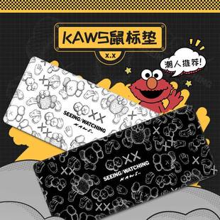 适用游创意锁于边女戏键盘锁边加厚简约加厚桌垫儿童男电新通路脑