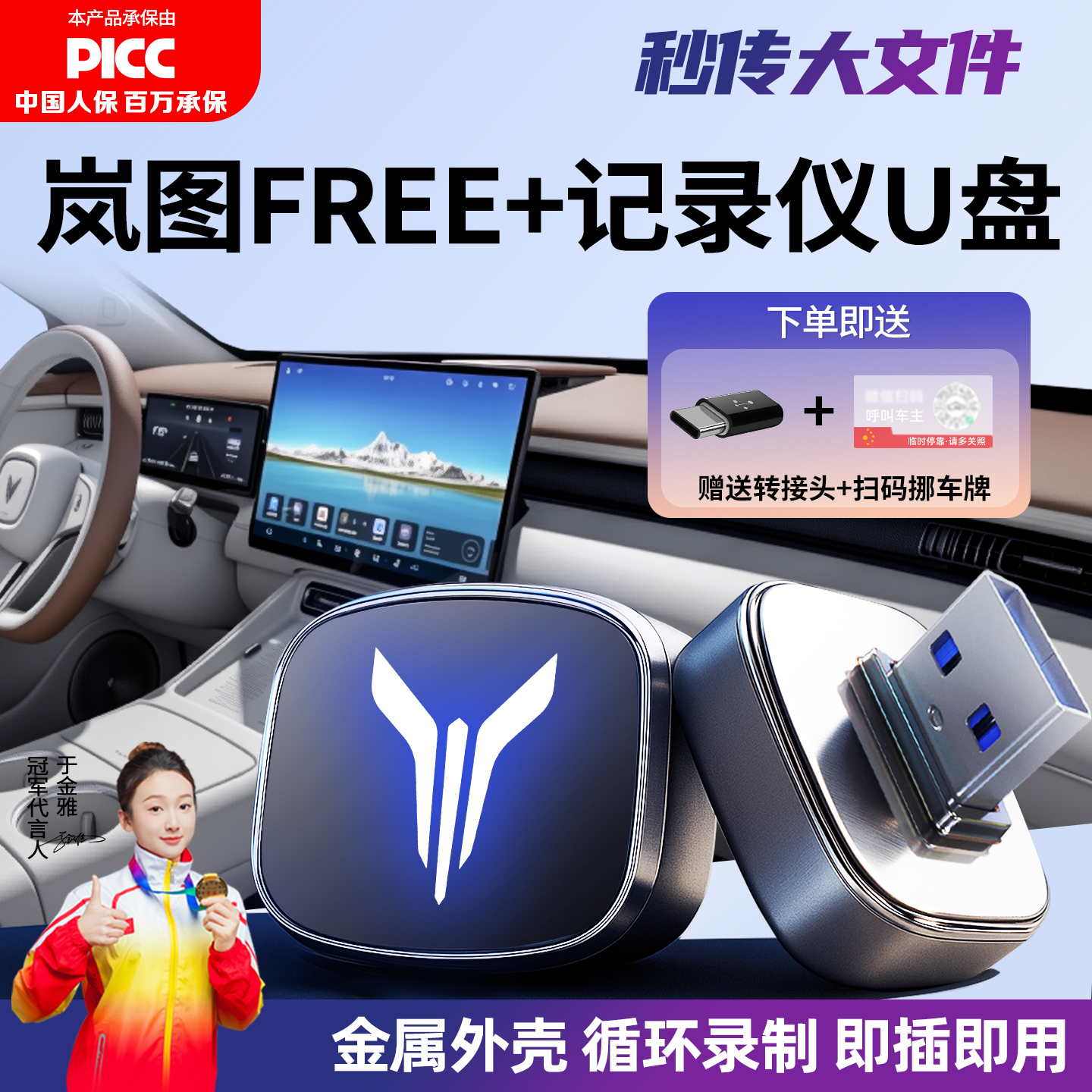 【官方推荐】岚图FREE+记录仪U盘