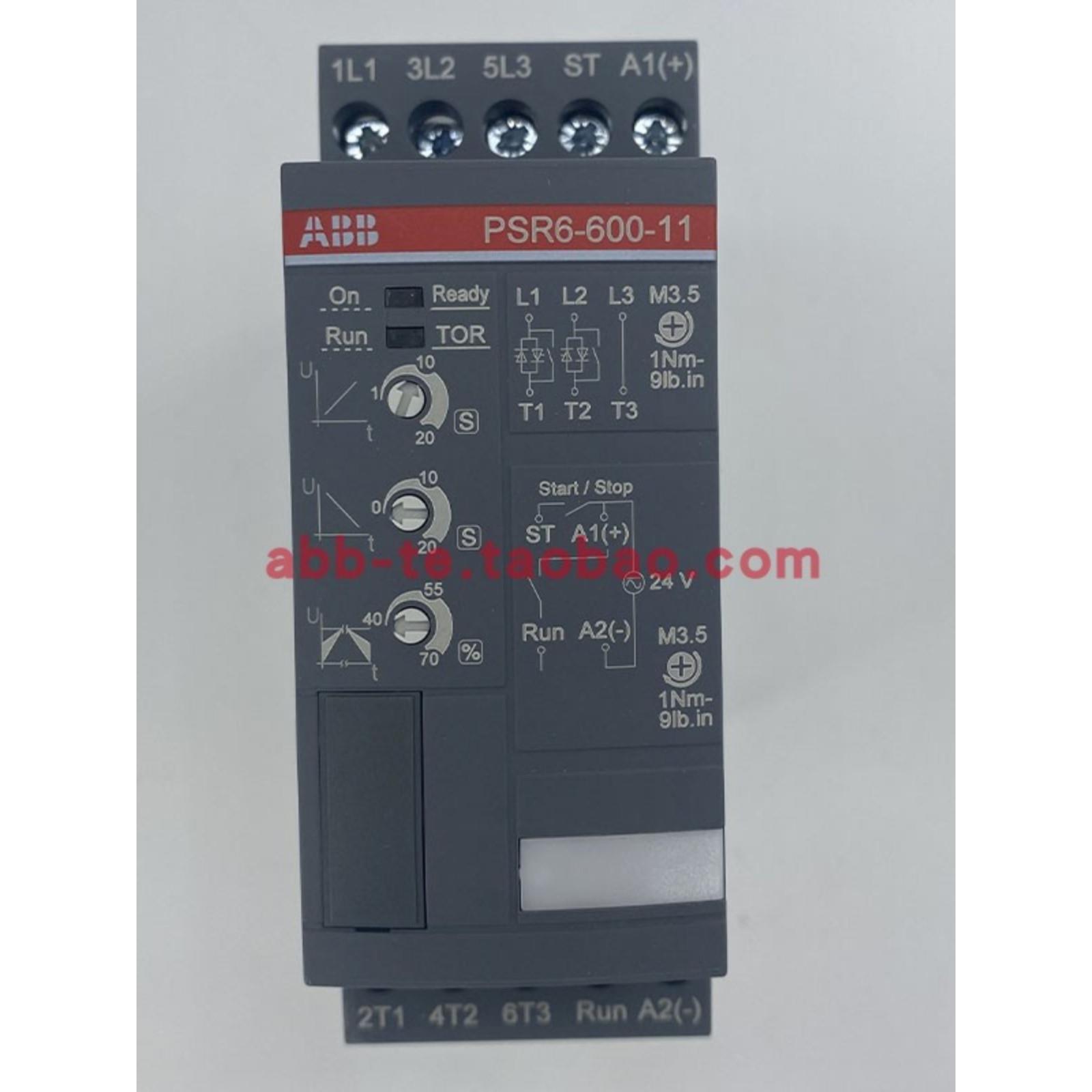 ABB软启动器PSR25 11KW；PSR30 15KW；PSR45 22KW软起控制电压24V