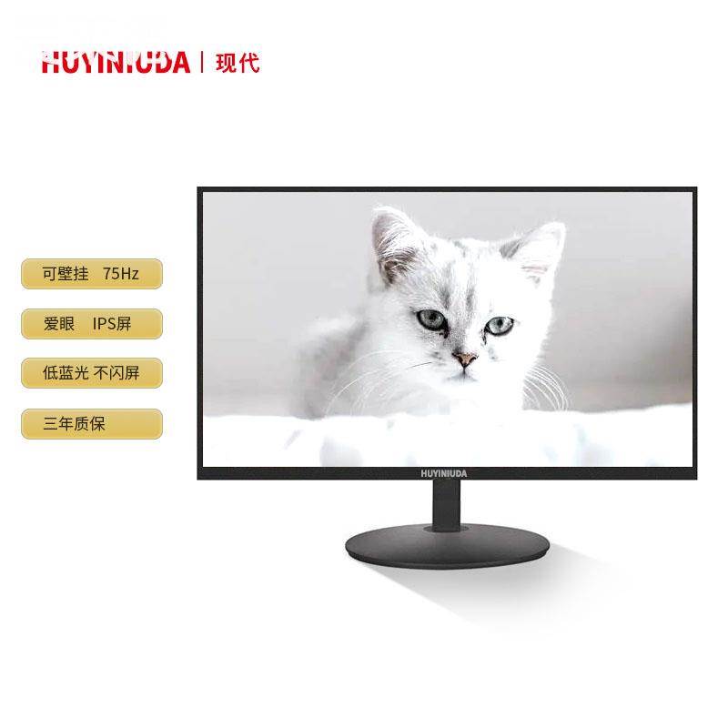 爱莱德现代HUYINIUDA全新24英寸高清液晶显示器22/27/19寸电脑屏幕监控  垫垫