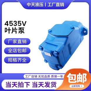 定量液压叶片泵20V25V35V45V2520V3525V4520V4535V单双联高压油泵