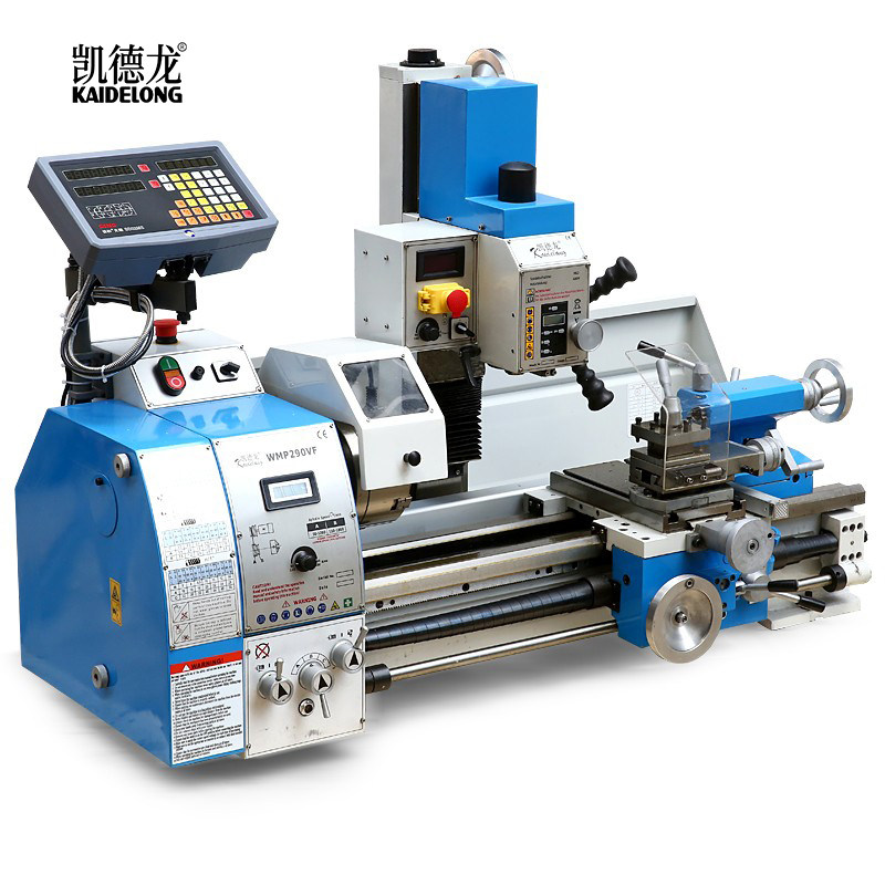 凯德龙290三合一金属床车高精度金属机床型钻铣一体机器钻铣床