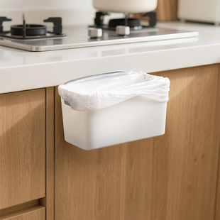 厨房橱柜门悬挂式垃圾桶家用客厅卫生间大容量壁挂式免弯腰收纳盒