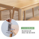 餐桌全实木家用小户型餐桌椅组合简约现代橡木北欧长方形吃饭桌子