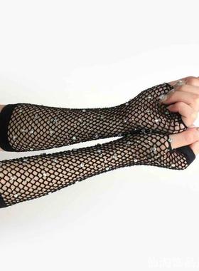 嘻哈爵士舞手袖儿童走秀表演y2k