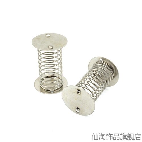 diy车载玩偶底座配件摇摇乐弹簧草坪底座手工DIRY钩针玩偶底座