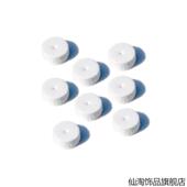 耳钉保护垫袋子EVA胸针垫片弯曲高档辅助圆形海棉DIY隔片2023