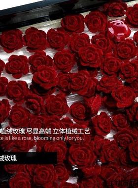 红丝绒玫瑰流麻谷美手机壳奶油胶19mm高级感手工DIY复古发夹配件