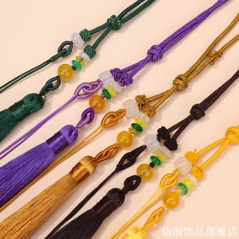 diy手工编织流苏穗子车内挂饰