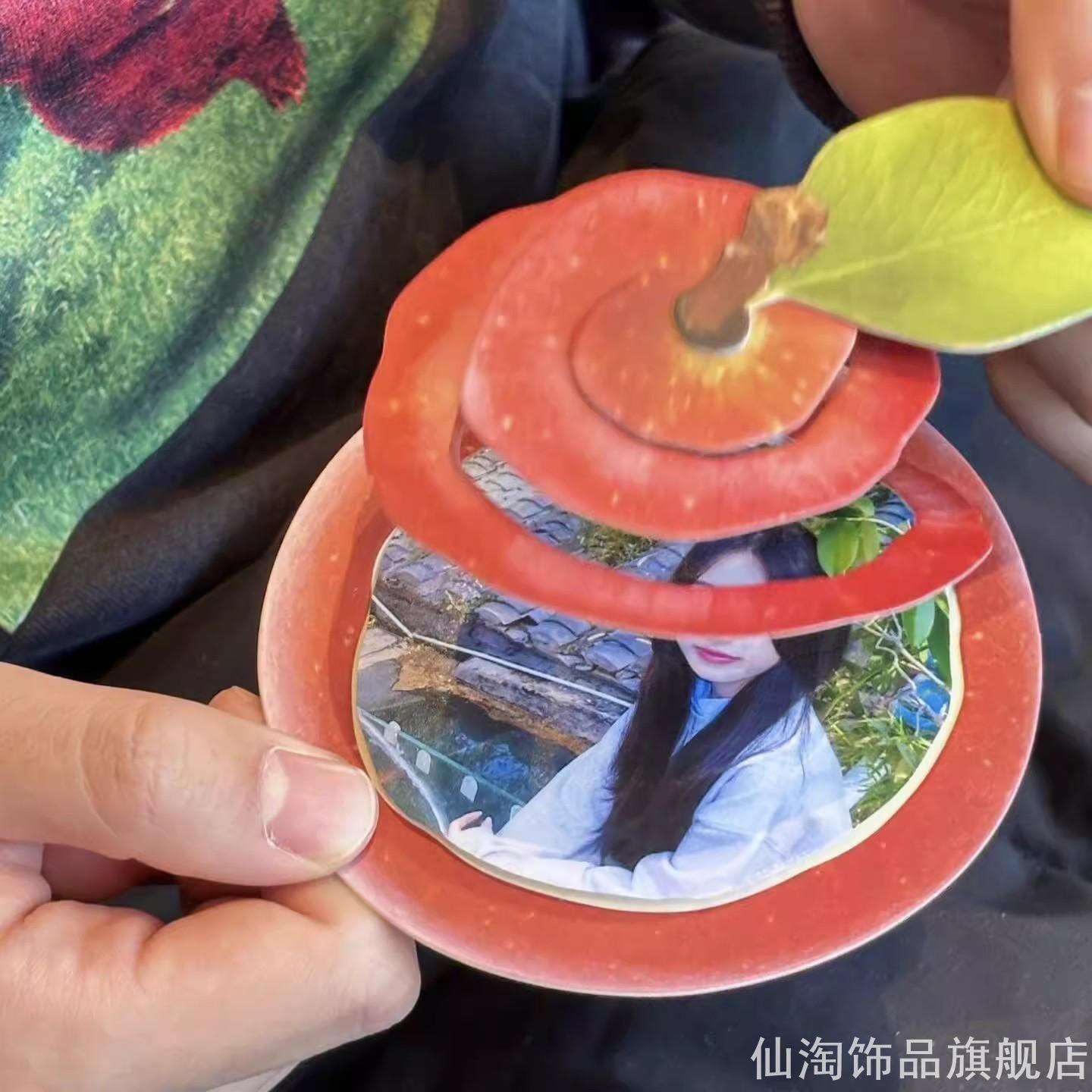 情侣仿真苹果贺卡创意藏戒指惊喜