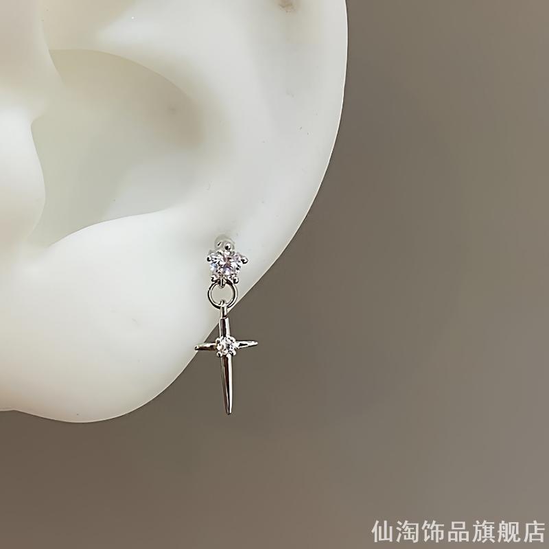 耳骨钉耳钉小众设计轻奢高级感