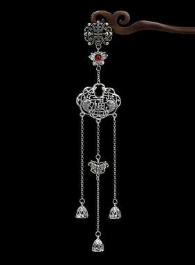 复古旗袍压襟流苏中国风古装旗袍盘扣汉服压襟挂件配饰吊坠