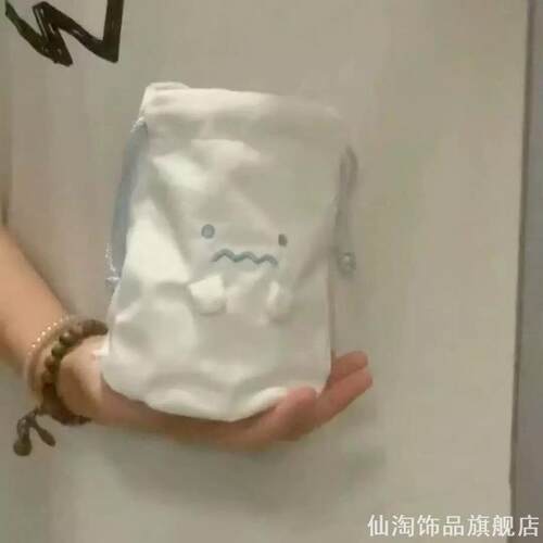 二次元怪兽束口袋立体肉爪设计小